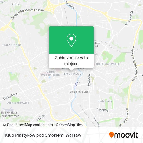 Mapa Klub Plastyków pod Smokiem