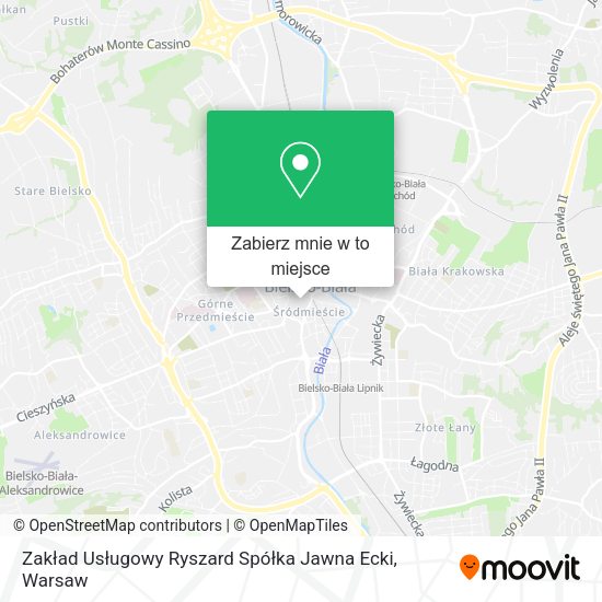 Mapa Zakład Usługowy Ryszard Spółka Jawna Ecki