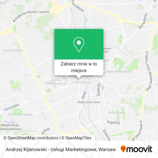 Mapa Andrzej Kijanowski - Usługi Marketingowe