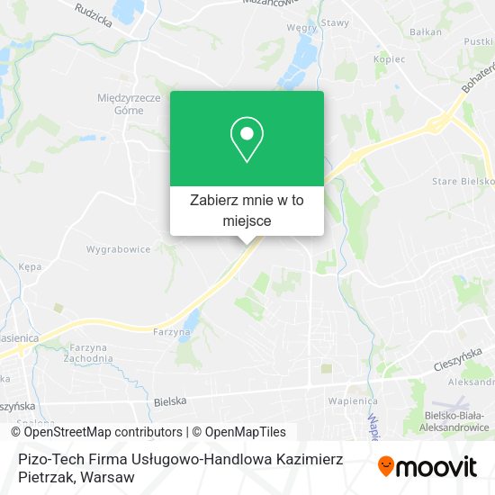 Mapa Pizo-Tech Firma Usługowo-Handlowa Kazimierz Pietrzak