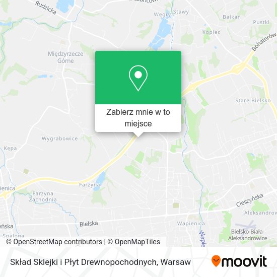 Mapa Skład Sklejki i Płyt Drewnopochodnych