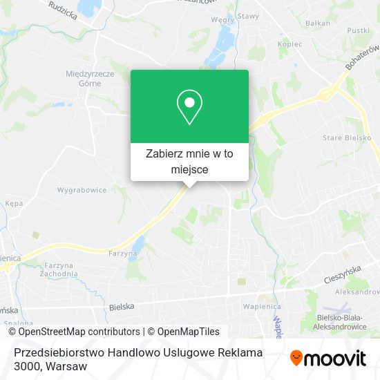 Mapa Przedsiebiorstwo Handlowo Uslugowe Reklama 3000