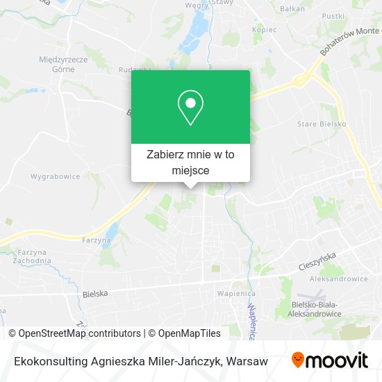 Mapa Ekokonsulting Agnieszka Miler-Jańczyk