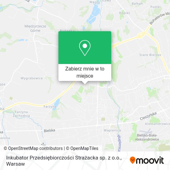 Mapa Inkubator Przedsiębiorczości Strażacka sp. z o.o.