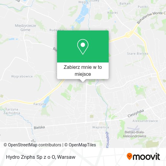 Mapa Hydro Znphs Sp z o O