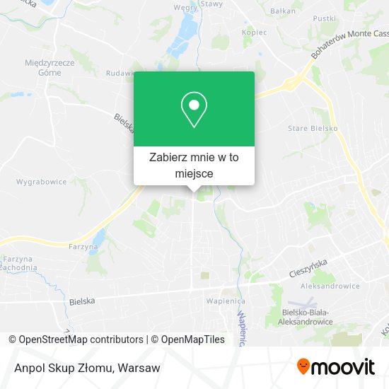 Mapa Anpol Skup Złomu