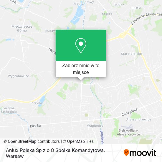 Mapa Anlux Polska Sp z o O Spólka Komandytowa