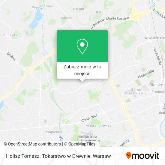 Mapa Holisz Tomasz. Tokarstwo w Drewnie