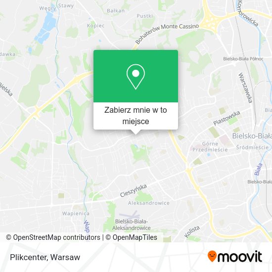 Mapa Plikcenter