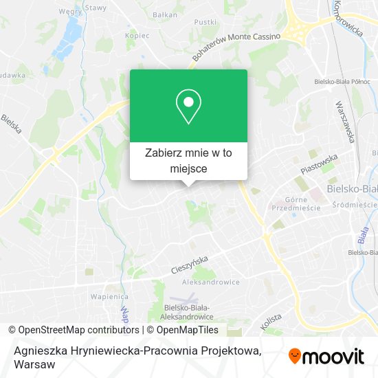 Mapa Agnieszka Hryniewiecka-Pracownia Projektowa