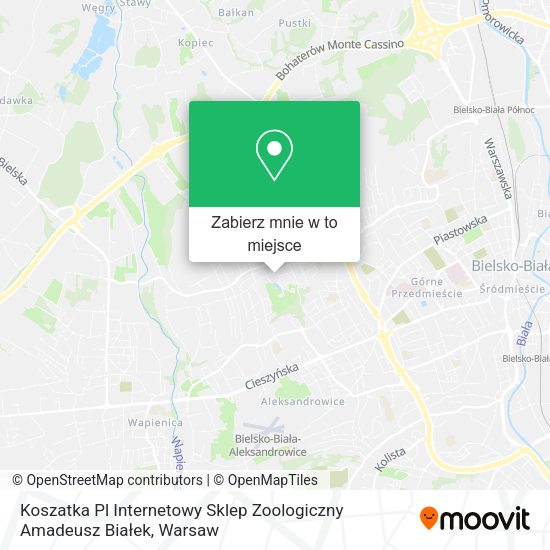 Mapa Koszatka Pl Internetowy Sklep Zoologiczny Amadeusz Białek