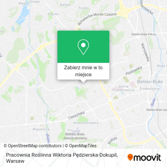 Mapa Pracownia Roślinna Wiktoria Pędzierska-Dokupil