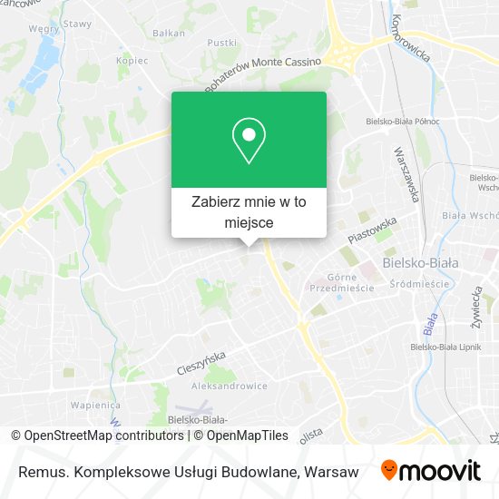 Mapa Remus. Kompleksowe Usługi Budowlane