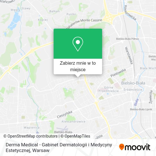 Mapa Derma Medical - Gabinet Dermatologii i Medycyny Estetycznej