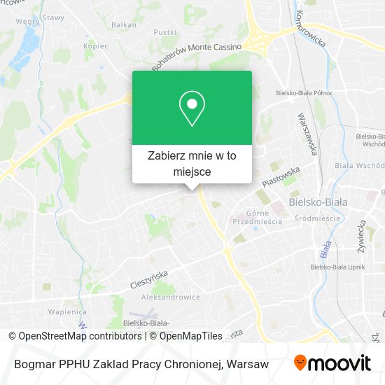 Mapa Bogmar PPHU Zaklad Pracy Chronionej