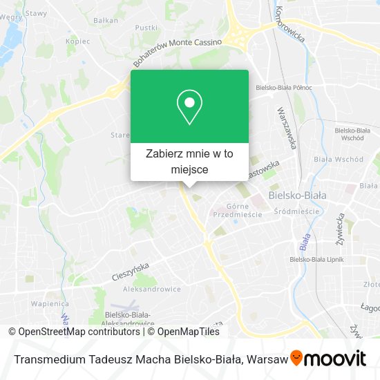 Mapa Transmedium Tadeusz Macha Bielsko-Biała