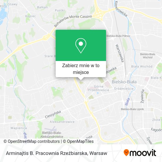 Mapa Arminajtis B. Pracownia Rzeźbiarska