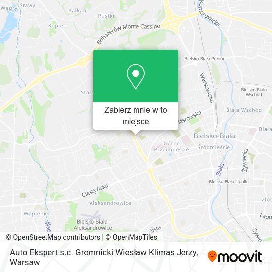 Mapa Auto Ekspert s.c. Gromnicki Wiesław Klimas Jerzy