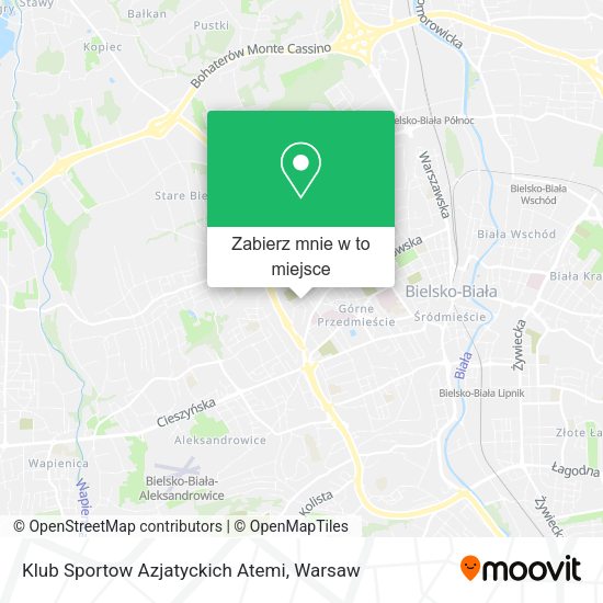 Mapa Klub Sportow Azjatyckich Atemi