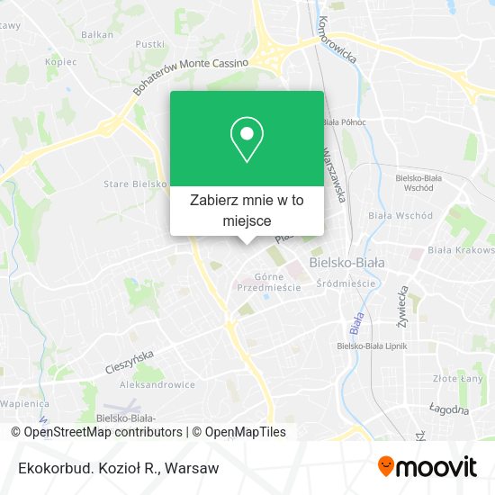 Mapa Ekokorbud. Kozioł R.