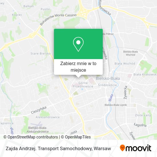 Mapa Zajda Andrzej. Transport Samochodowy