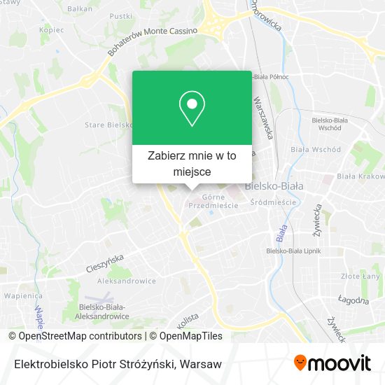 Mapa Elektrobielsko Piotr Stróżyński