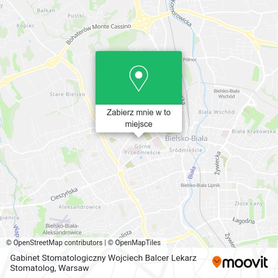 Mapa Gabinet Stomatologiczny Wojciech Balcer Lekarz Stomatolog