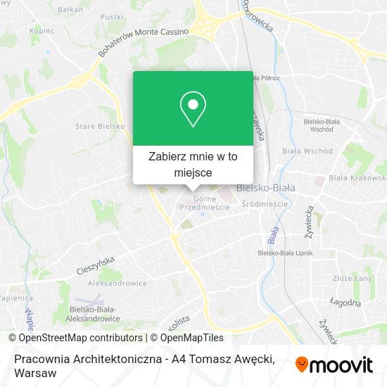 Mapa Pracownia Architektoniczna - A4 Tomasz Awęcki