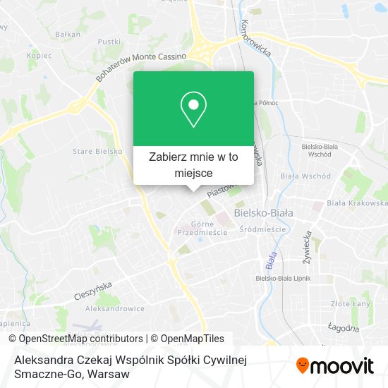 Mapa Aleksandra Czekaj Wspólnik Spółki Cywilnej Smaczne-Go