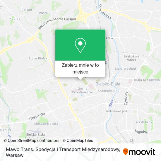 Mapa Mawo Trans. Spedycja i Transport Międzynarodowy