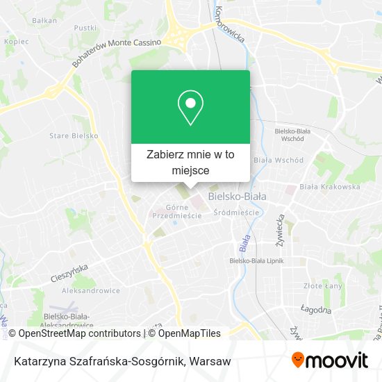 Mapa Katarzyna Szafrańska-Sosgórnik