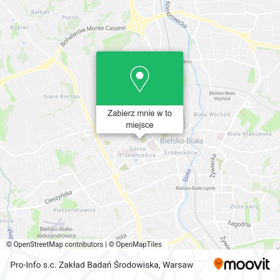 Mapa Pro-Info s.c. Zakład Badań Środowiska