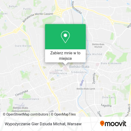 Mapa Wypożyczanie Gier Dziuda Michał