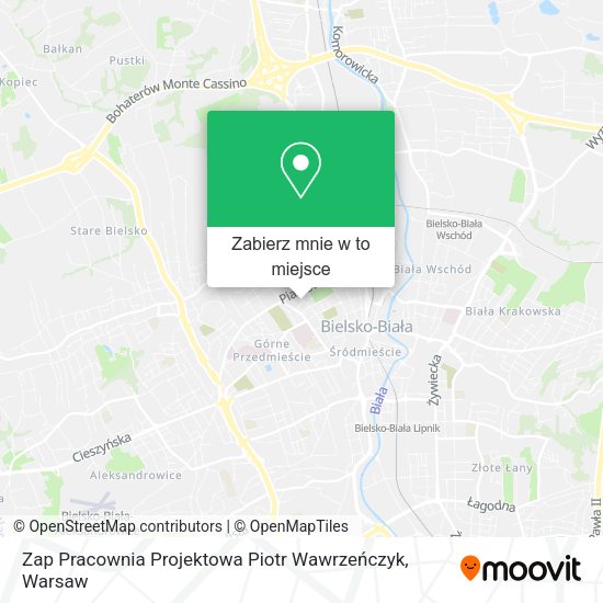 Mapa Zap Pracownia Projektowa Piotr Wawrzeńczyk