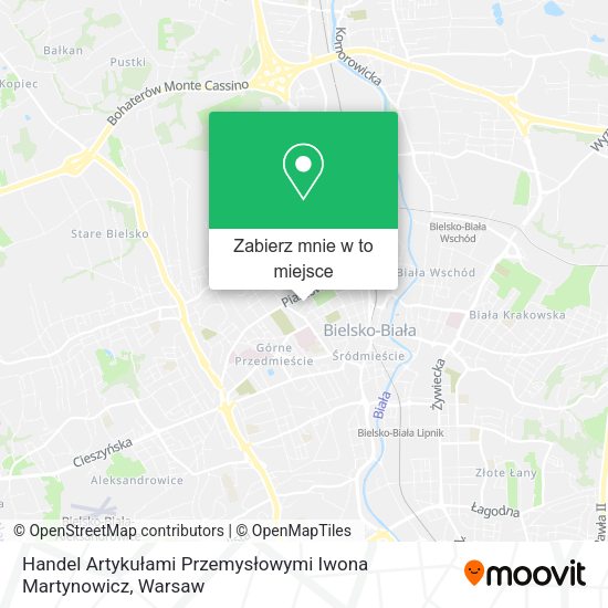 Mapa Handel Artykułami Przemysłowymi Iwona Martynowicz