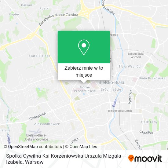 Mapa Spolka Cywilna Ksi Korzeniowska Urszula Mizgala Izabela