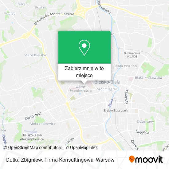 Mapa Dutka Zbigniew. Firma Konsultingowa