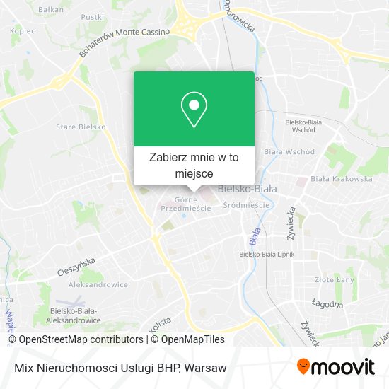 Mapa Mix Nieruchomosci Uslugi BHP