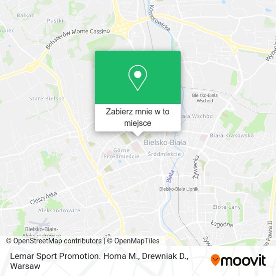 Mapa Lemar Sport Promotion. Homa M., Drewniak D.