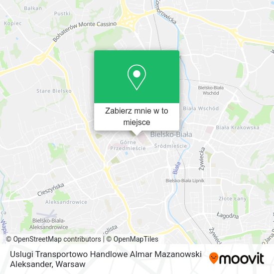 Mapa Uslugi Transportowo Handlowe Almar Mazanowski Aleksander