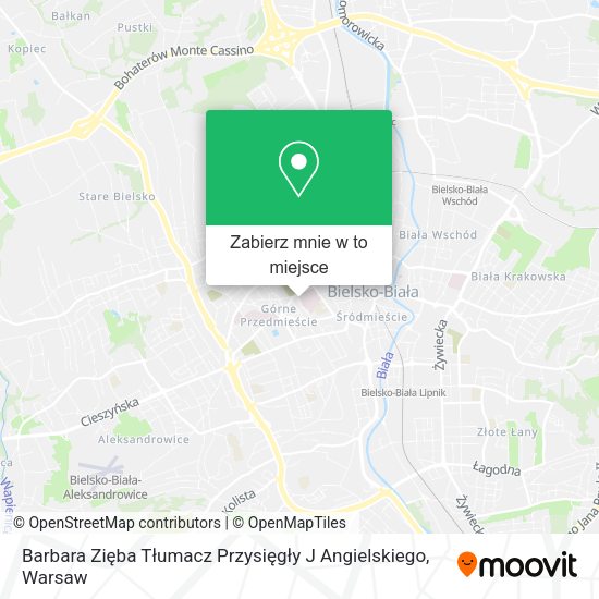 Mapa Barbara Zięba Tłumacz Przysięgły J Angielskiego