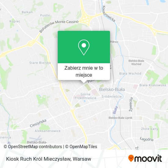 Mapa Kiosk Ruch Król Mieczysław