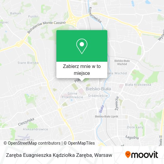 Mapa Zaręba Euagnieszka Kądziołka Zaręba