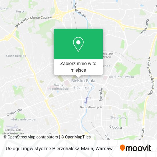 Mapa Usługi Lingwistyczne Pierzchalska Maria