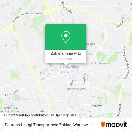 Mapa Poltrans Uslugi Transportowe Zaklad