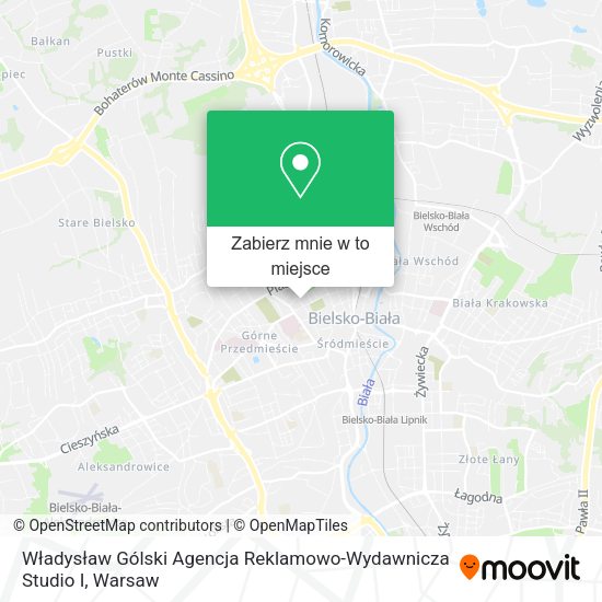 Mapa Władysław Gólski Agencja Reklamowo-Wydawnicza Studio I