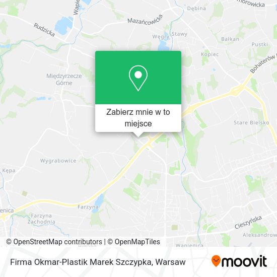 Mapa Firma Okmar-Plastik Marek Szczypka