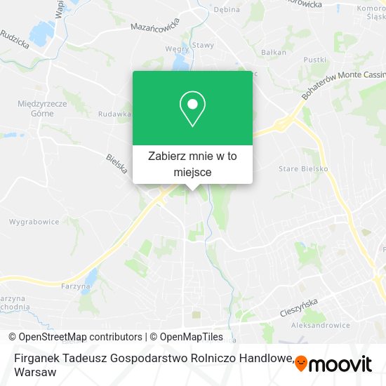 Mapa Firganek Tadeusz Gospodarstwo Rolniczo Handlowe