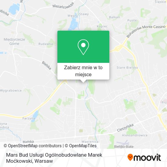 Mapa Mars Bud Usługi Ogólnobudowlane Marek Moćkowski