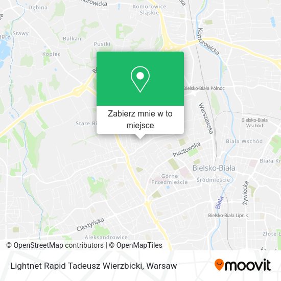 Mapa Lightnet Rapid Tadeusz Wierzbicki